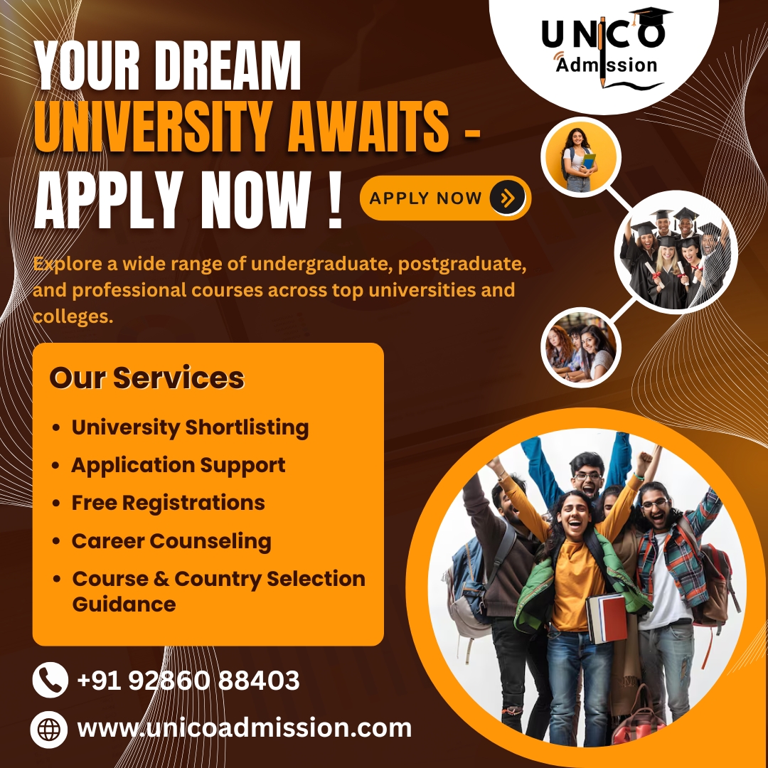 Unicoadmission's tweet photo. Welcome to Unicoadmission!

Your trusted partner for college admissions, career guidance &amp; scholarships.

Start your academic journey with confidence.

 https://t.co/ux4nzaqgLW
#Unicoadmission #EducationConsultant #Admissions https://t.co/g4D4C1jed9