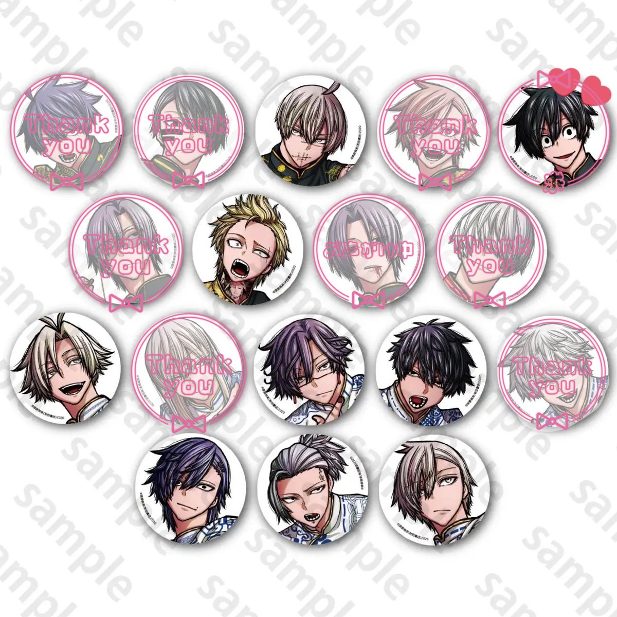 交換】桃源暗鬼 トレーディング缶バッジC107 求 淀川真澄さんor定価