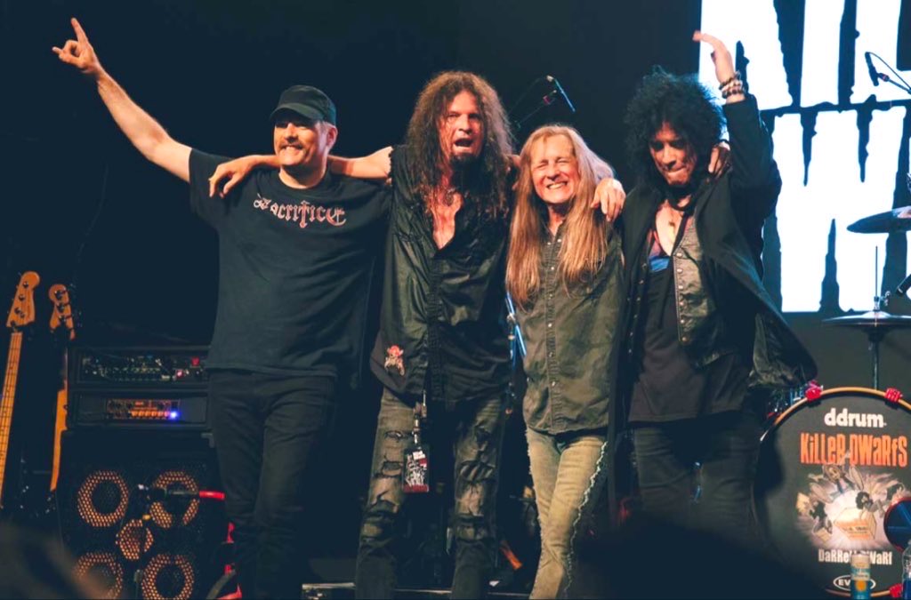 #DWaRfNation Happy New Year. See you out on the road of rock this year. See you on <a href="/MonstersCruise/">monstersofrockcruise</a>  in April and <a href="/IAmJericho/">Chris Jericho</a> Cruise in November as well as <a href="/TheWhiskyAGoGo/">Whisky A Go-Go</a> 🤘#Drummerslife #80sMetal #KiLLeRDWaRfS <a href="/KillerDwarfs/">Killer Dwarfs</a>  Lots more TBA