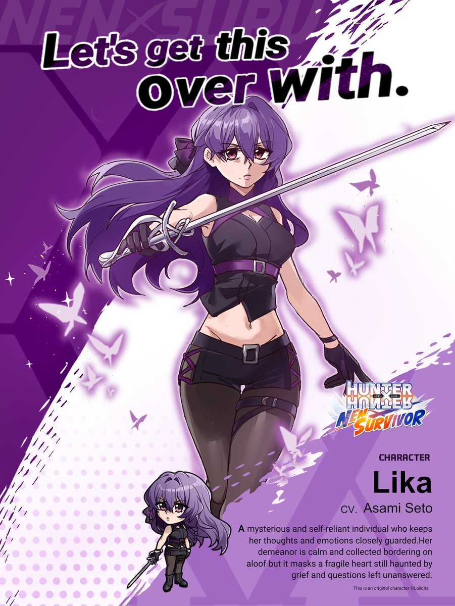 ◤Character introduction◢

Lika
CV.Asami Seto 

[ ⚠️Original Character | FANMADE ]