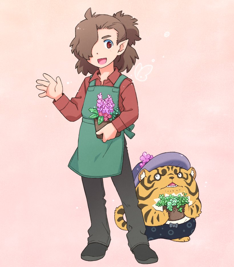 小黒とかろしゃ擬獣化2次絵とか 