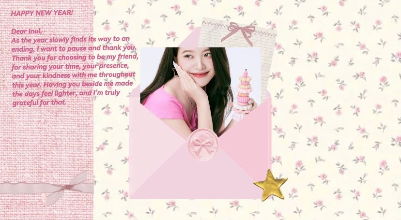 wounive's tweet image. Dear, umik cheva &amp;lt;3. 

Thank you so much, masih mau inget &amp;amp; udah jadi umik aku (selalu). I just wanted to say Happy New Year! Hope 2026 treats you well. You deserve the best, umik. And, AAA, so sweet banget gak si guys, umik aku yg satu ini. 

Love, Wonul (wony inul)