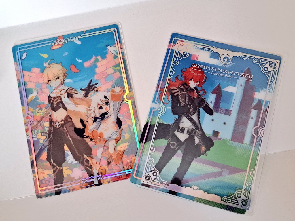 GooglePlay大感謝祭で原神のカードが当たったー！ 空くんパイモンと