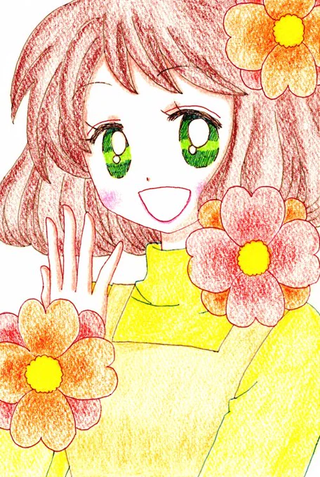 再掲です。 #過去絵 #イラスト