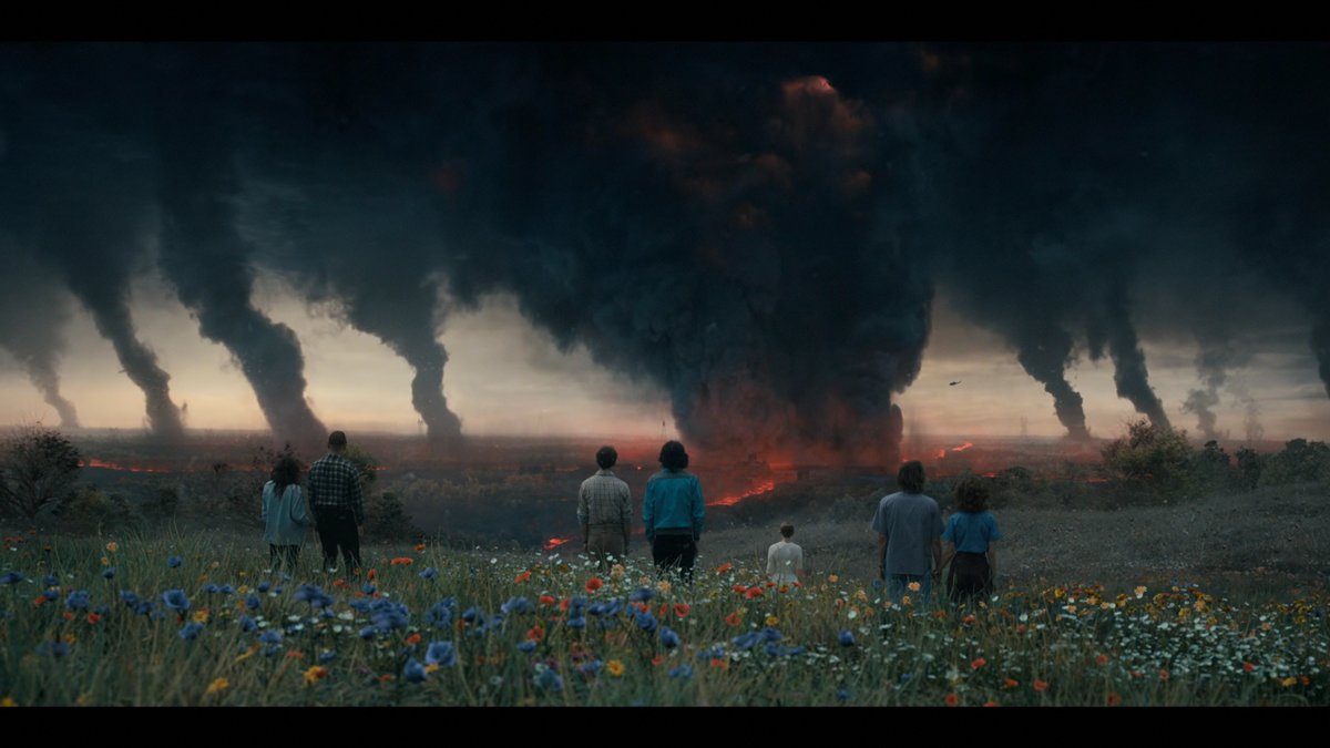 S5 fanfic for fans who want some stakes. will keep going if anyone likes it. Pickup at The Piggyback.

Chapter 1 : THE INFECTION
***
Each of them stared out over Hawkins as the ground ripped open beneath them, belching toxic gas from the gaping wounds that now ran beneath their