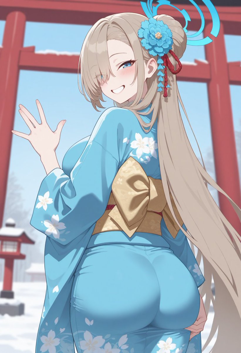 一之瀬アスナと初詣 sfw