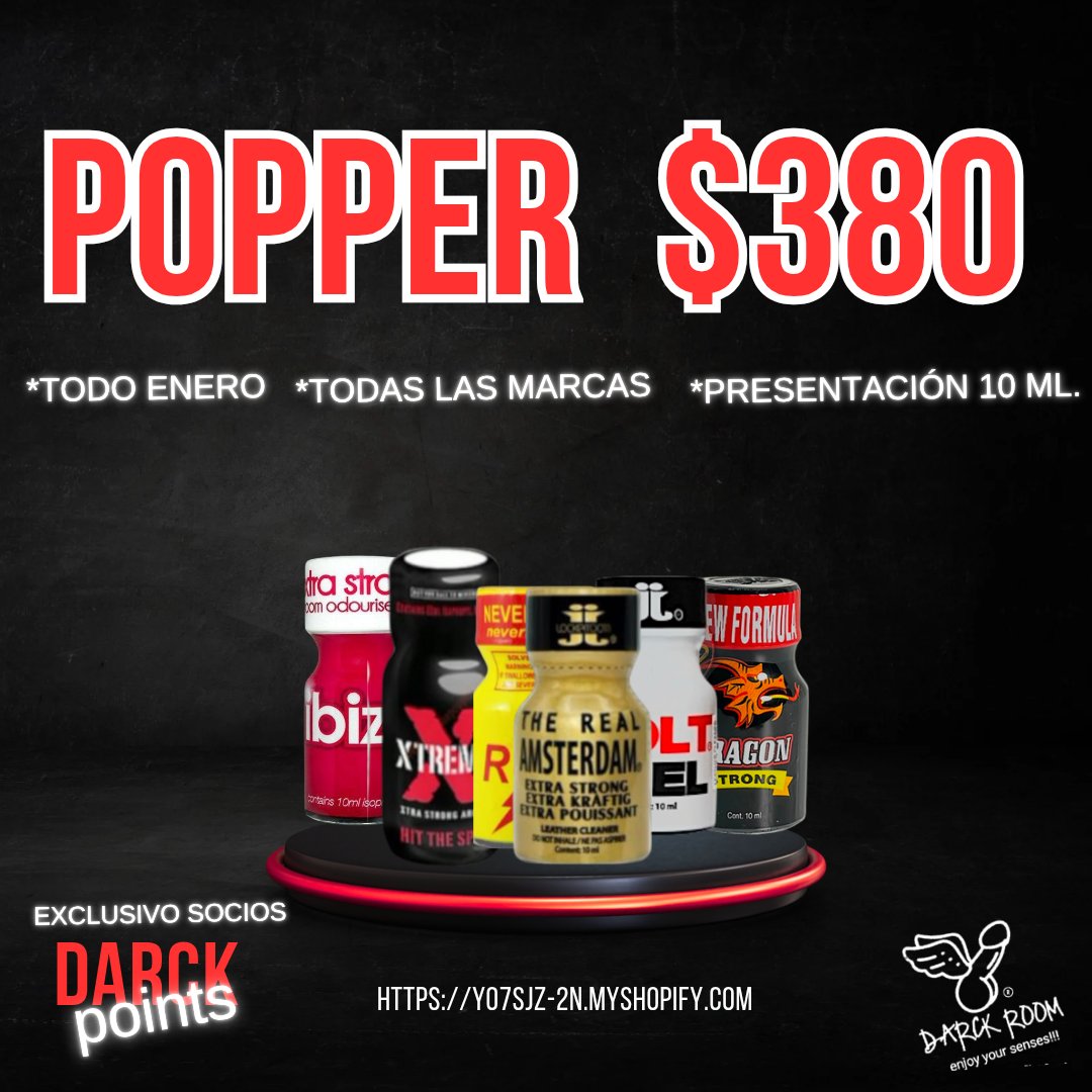 #sexshop #ensenada  #promoenero #empoperate
😈 super precio en enero
⚡valido a socios "darckpoints"
⚡ Todas las marcas y  lineas
🍆 válido en prevención de 10 ml.