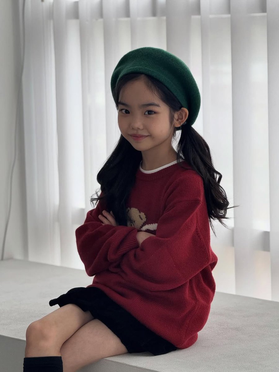 Picking up Sienna right after landing. Sesuai pesanan, bawa donat.