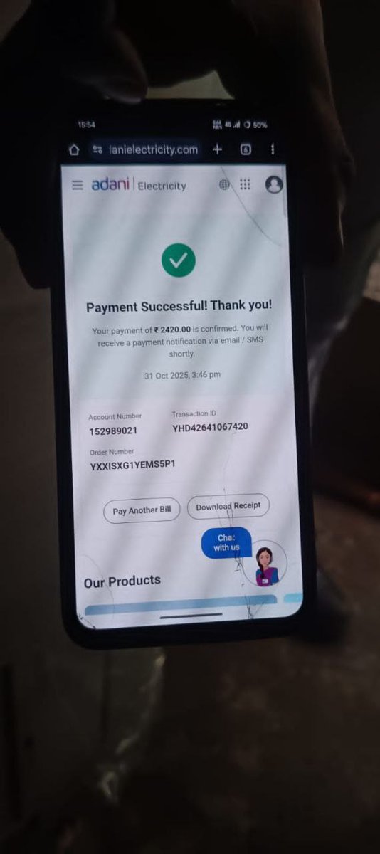 beanjelly849's tweet photo. @Adani_Elec_Mum Meter disconnected despite bill payment on 31 Oct 2025.

At Charkop office, staff admitted payment was wrongly credited to another consumer due to staff error.

Proof attached. Please resolve urgently.

#Mumbai #ConsumerRights #AdaniElectricity @AdaniOnline #Adani https://t.co/M37jiI4bUB