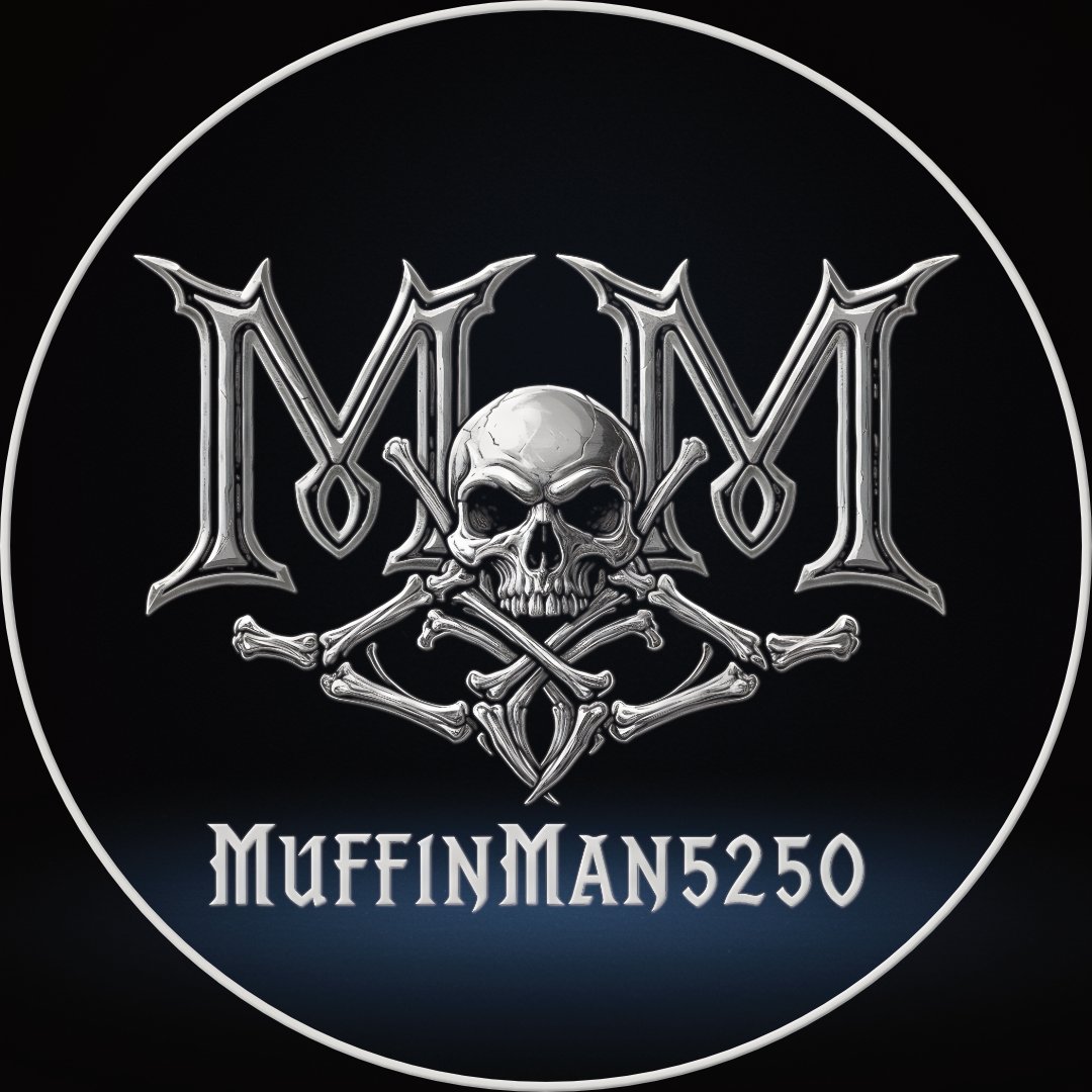 MuffinMan5250TV's tweet photo. What do we think about this logo?
#twitch #LogoDesign #huntshowdown https://t.co/4902pOjt19
