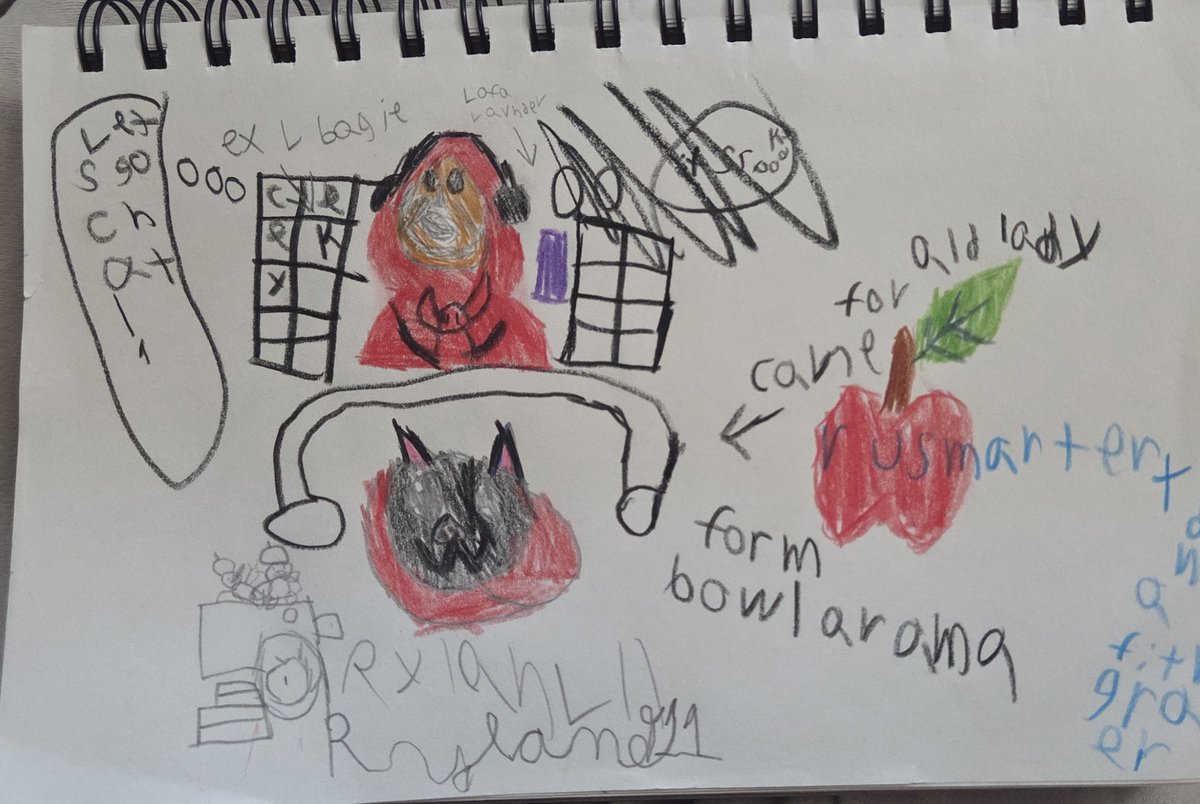 Kate_Elaine's tweet photo. Hey @CaseOh__  and @caseohs_mom my big guy Rylan (9 years old) started drawing Case a Christmas present on Christmas day and just finished it tonight. He really hopes Case likes it and he worked hard on it.  Has everything from lofi lavender to kitty wearing a hoodie too! 🥰🥰 https://t.co/LLIeZGycg3