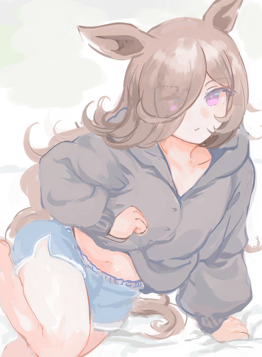 ライスシャワー(ウマ娘) 「」|志村＠skeb 募集中のイラスト