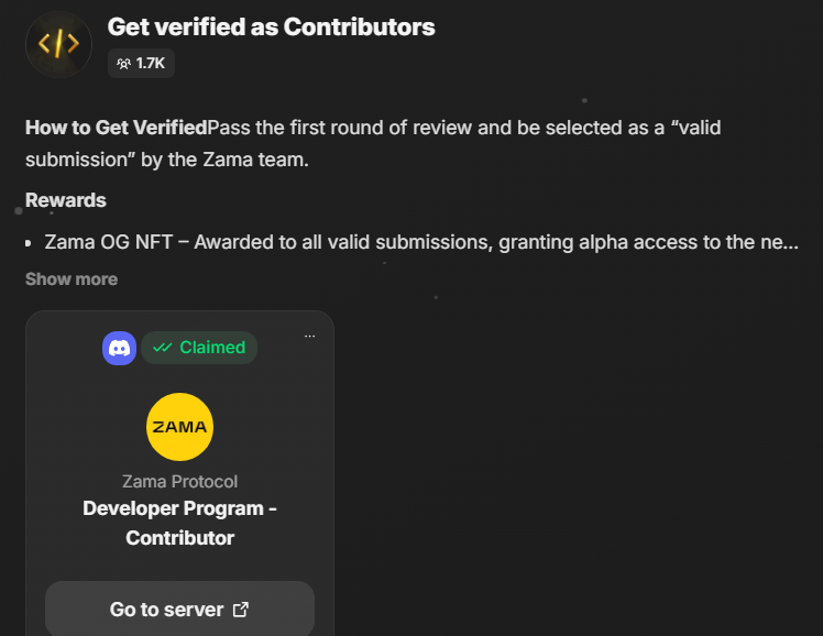 dcityuknow's tweet photo. Hồi đầu tháng 11 mình có cắm đầu nhiên cứu smartcontracts ứng dụng #FHE , build back-end, front-end web3 các kiểu tận 1 tháng trời, lỗi lên lỗi xuống, cả ngàn lỗi, cuối cùng thì cũng tạo được dapp để summit #DeveloperProgram hồi đầu tháng 12 ..Bẵng đi cả tháng không thấy hồi âm gì, khá chán nản và mệt mỏi, nhưng cuối cùng niềm vui vỡ òa và được team duyệt dapp .
Tuy hồi đại học không phải dân chuyên- IT, nhưng hồi cấp 3 mình học trường chuyên, và môn chuyên của mình là chuyên Toán-Tin . Nên cũng có 1 chút gốc gác cơ bản 🥸
Cũng may mắn là có đam mê với mấy dòng lệnh khô khan, kết hợp với thầy Gờ rock nên mình cũng đu theo phát triển học hỏi một tí dapp web3 được.
Cảm ơn @zama đã tạo động lực cho mình phát triển bản thân nhiều hơn !
2026 này nếu setup được thời gian và chi phí thì có lẽ mình sẽ đẩy mạnh hiểu biết bản thân hơn về mảng dev .
DEV web3 never die, LFG !!!