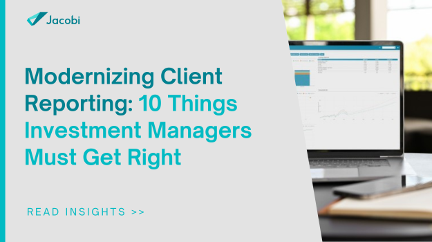 JacobiTech's tweet photo. 10 considerations to modernize your reporting, with practical moves you can implement right now!
https://t.co/EhhdITrQUw
#clientreporting #modelportfolioreporting #clientengagement #ocio #portfoliomanagement #assetmanagement https://t.co/IwSa09wbd6