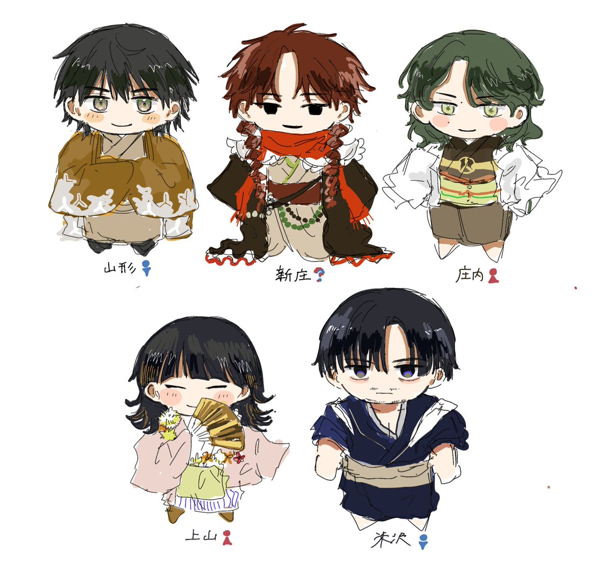 Cc_777_cC's tweet image. #日本風土紀 ｶﾞﾀちゃんの兄&amp;amp;姉