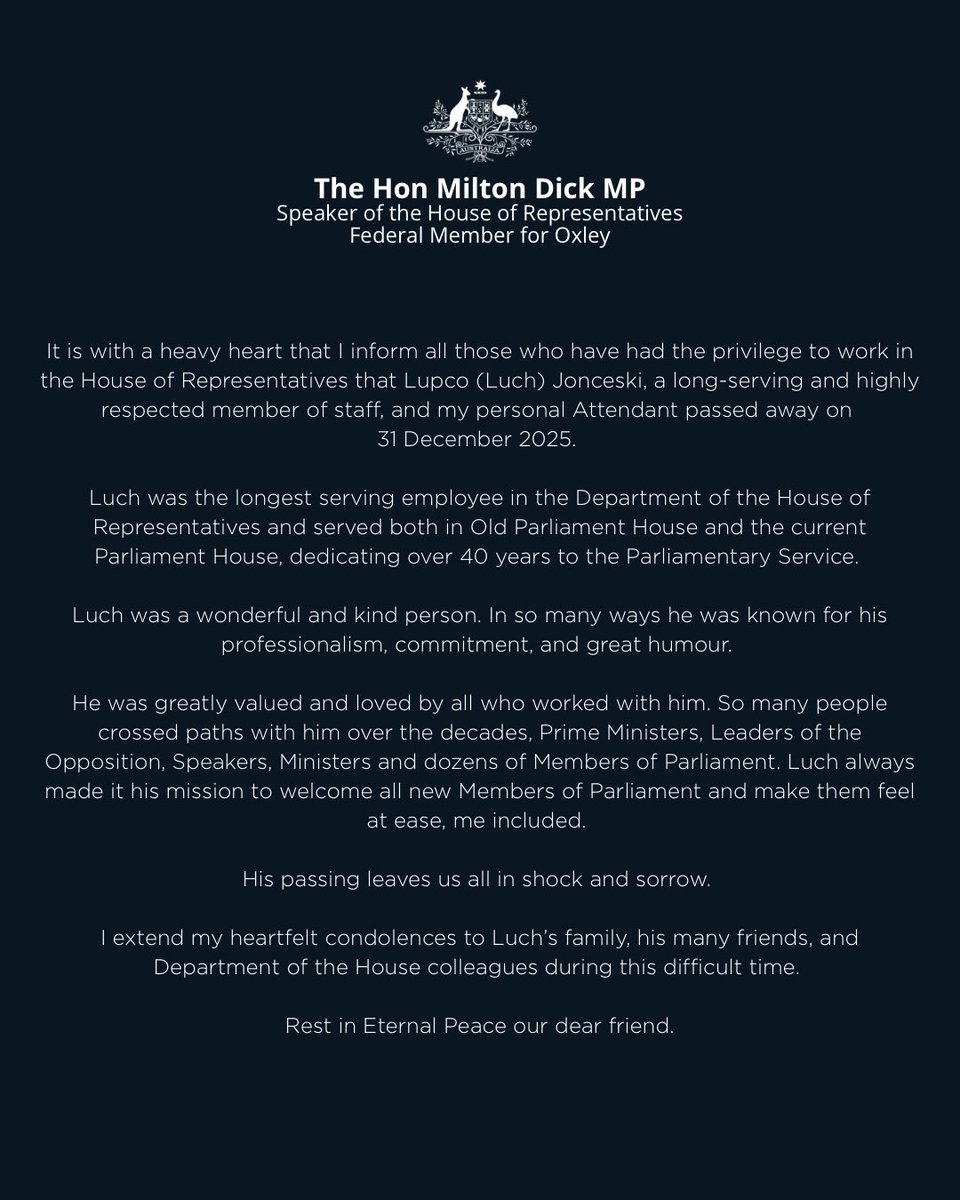 Milton Dick tweet media