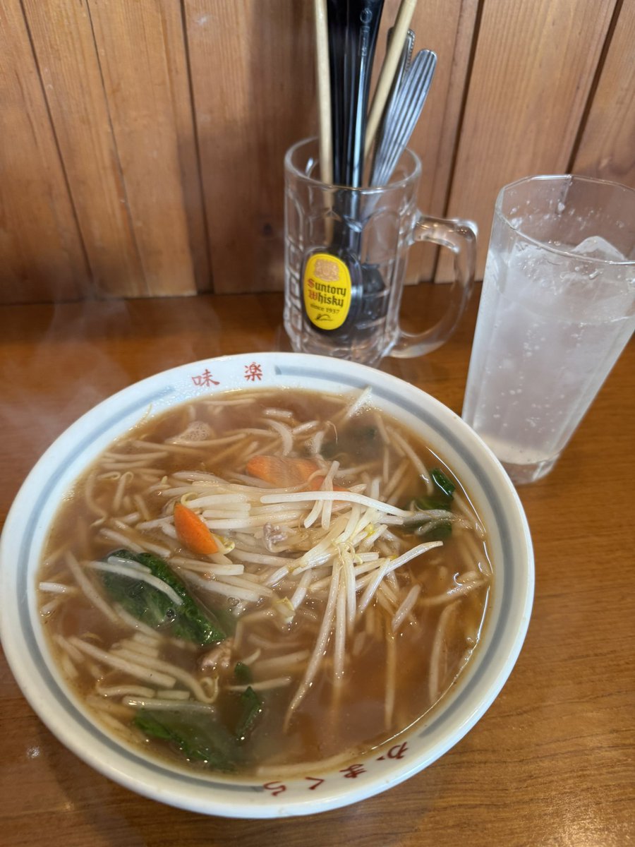 shoheidate's tweet photo. 2026年、早速おせちに飽きて町中華！もやしそばが美味しかったです https://t.co/5Z02xw8d22