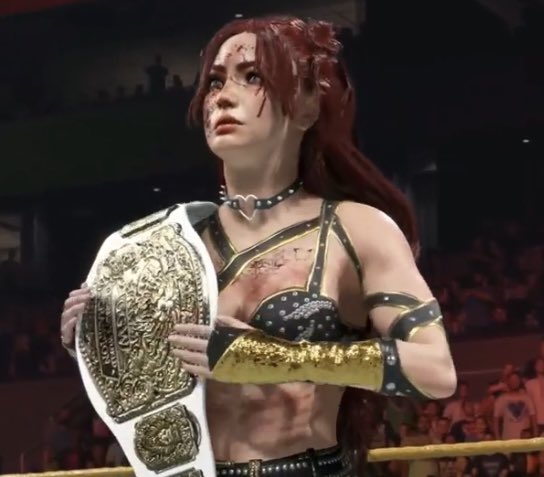 なんという新しい年の始まりでしょう！私は新しいゴールデンゲート女子世界チャンピオンです！
#AndNEW #GoldenGateWrestling