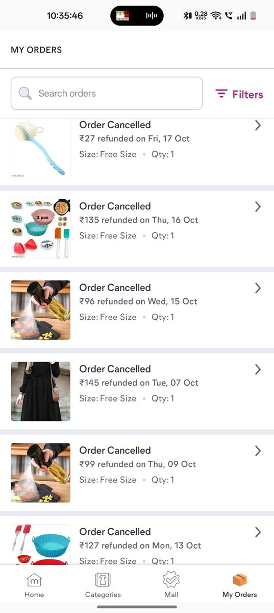 Cryptoholic077's tweet photo. @meesho_support Okay I'll wait. Hope this doesn't also get cancelled like before. In October my 4 - 5 orders got cancelled similar way stuck at order packed then 7 days past expected delivery date cancelled automatically.
Tagging so hopefully it doesn't happen again
@barnwalSanjeev @viditaatrey https://t.co/zTuEiL7O11
