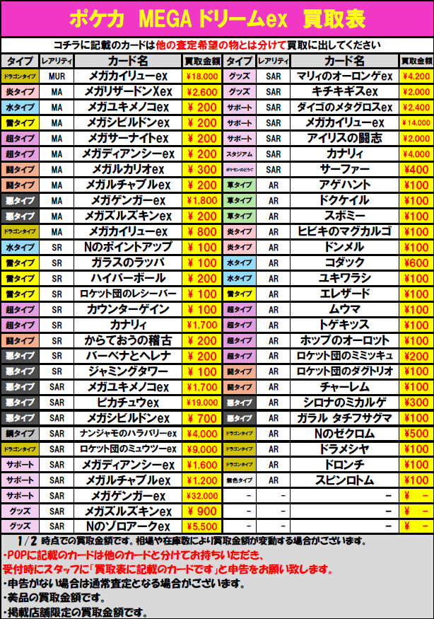 「MEGAドリームex」 SAR MA まとめ売り メガリザードンXex MA [M2a 223/193](ハイクラスパック「MEGAドリーム