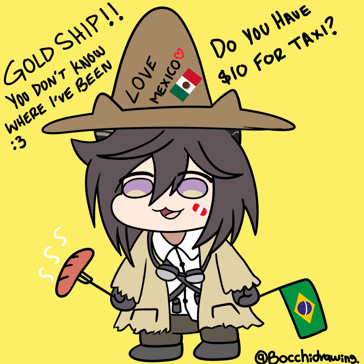 BocchiDrawing's tweet image. Day 1 Staygold #umamusume