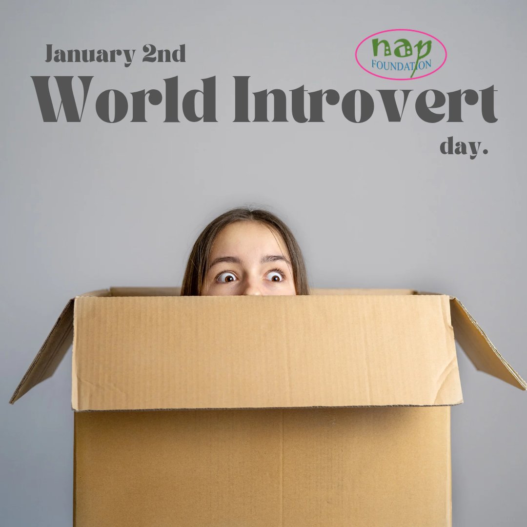 NAPFoundation_'s tweet photo. Celebrating World Introvert Day honoring the quiet strength, deep thinking, and calm creativity of introverts. Silence speaks volumes. 💭✨
#worldintrovertday #IntrovertPower #QuietStrength #DeepThinkers #CalmCreativity #CelebrateIntroverts https://t.co/IM9cphC0uh