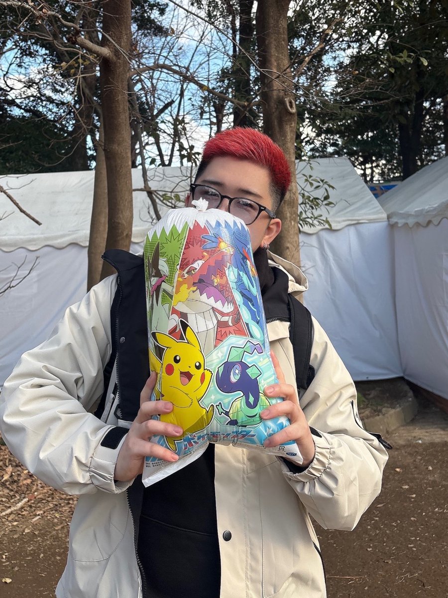 ポケモンのわたあめ！うれしい！！
あ、今年もよろしくお願いします✋