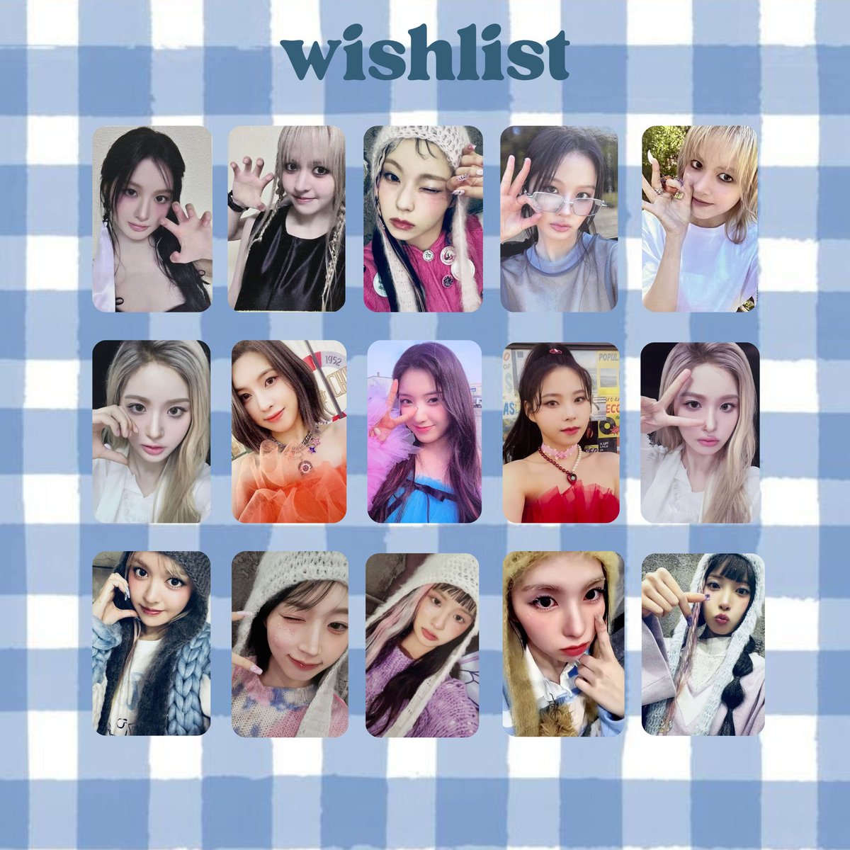 wts/wtt | #softzserved 
꒰ nmixx photocards ꒱

– payo only (see price on alt)
– mint condition 
– can also trade see wishlist at 3rd pic (preferably 2:1 or 3:1 since mostly of these are pobs)