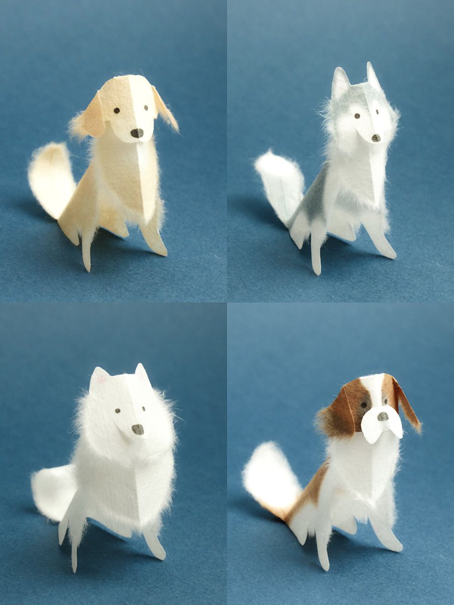 PKirigami's tweet image. #はじめましてこちら代表作になります

和紙で作る大型犬です