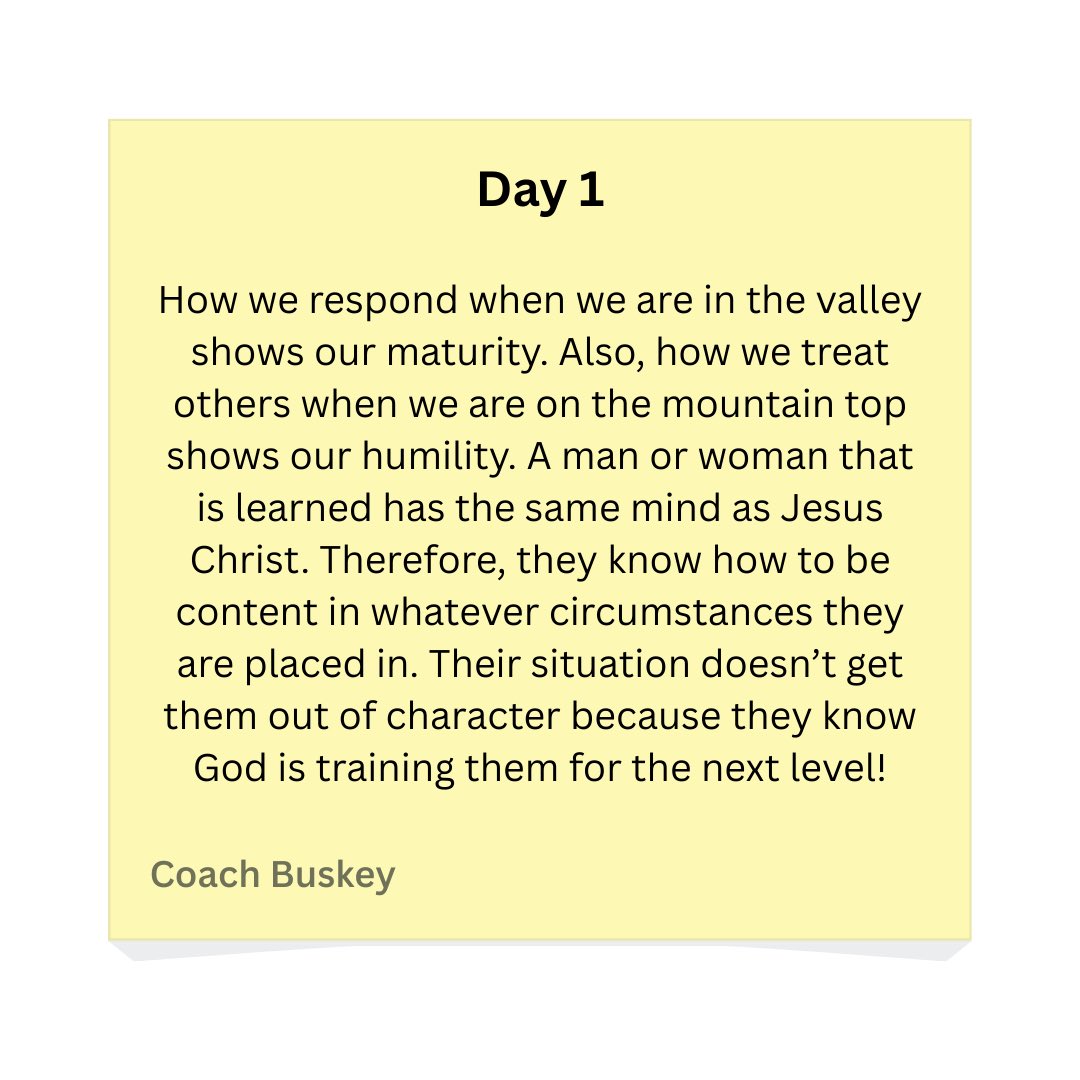 coachbuskey's tweet image. Be content!
Philippians 4:11-13

#CoachB 
#BeTheLight💡