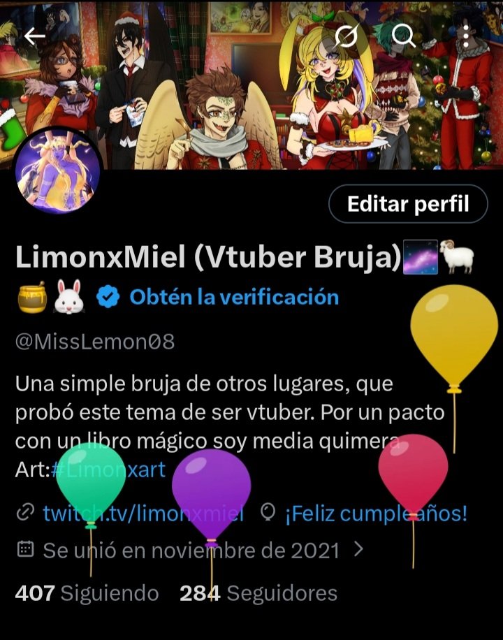 LimonxMiel (Vtuber Bruja)🌌🐏🍯🐰 tweet media