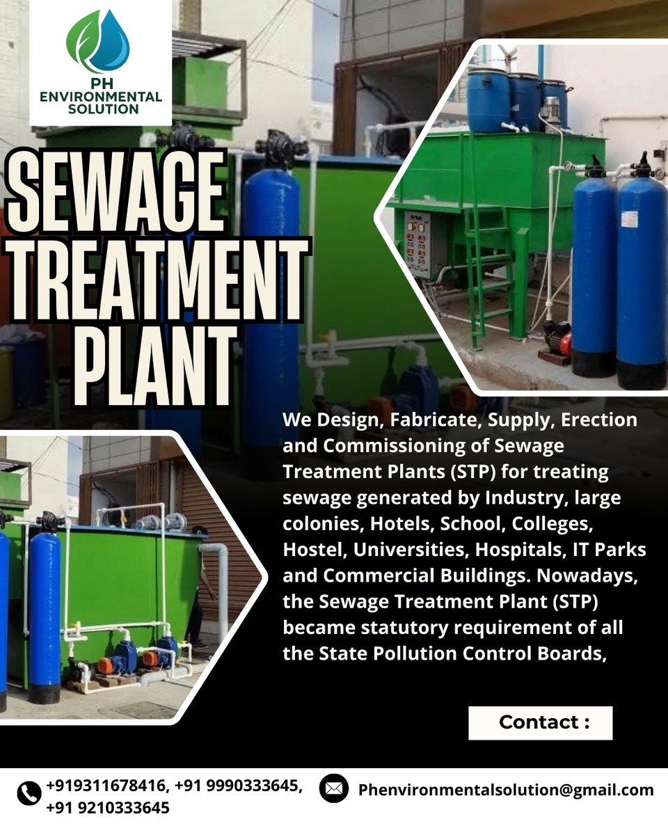 phenviromental's tweet photo. Sustainable sewage treatment solutions designed for a cleaner and greener future 🌱
From design to commissioning, we deliver reliable STP systems for industries, institutions, and commercial spaces.
#SewageTreatmentPlant #STP #WastewaterTreatment #EnvironmentalSolution https://t.co/UdbuU09yt0