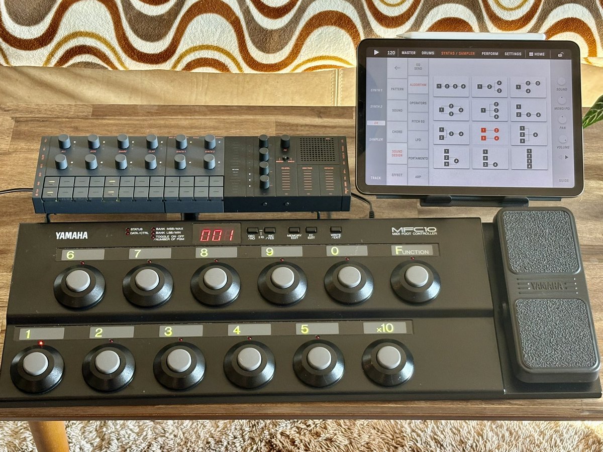 SEQTRAKを足でもコントロールしたくて、ずっと気になってたYAMAHAの