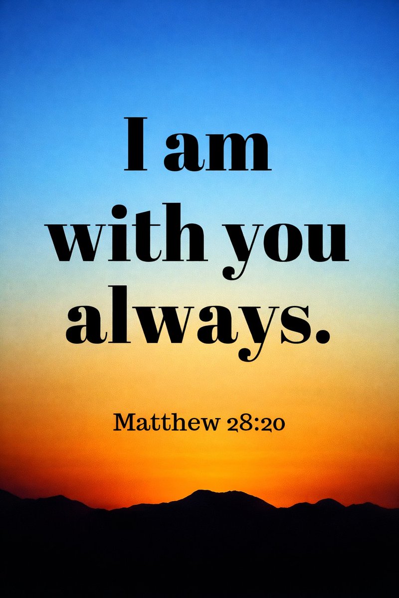 The__Bible7's tweet image. Matthew 28:20