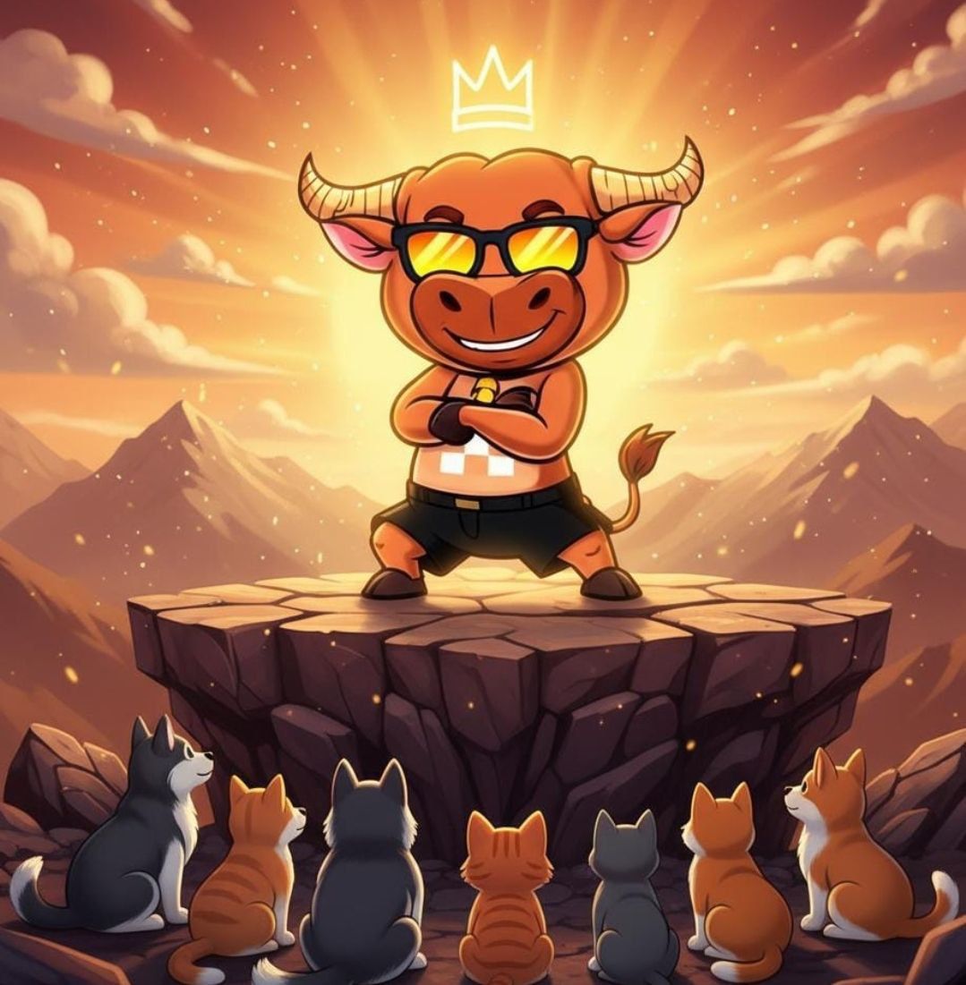 Follow in the footsteps of those who act with integrity, altruism, and justice, so that your light does not go out.

That's the $OK OX 🐂