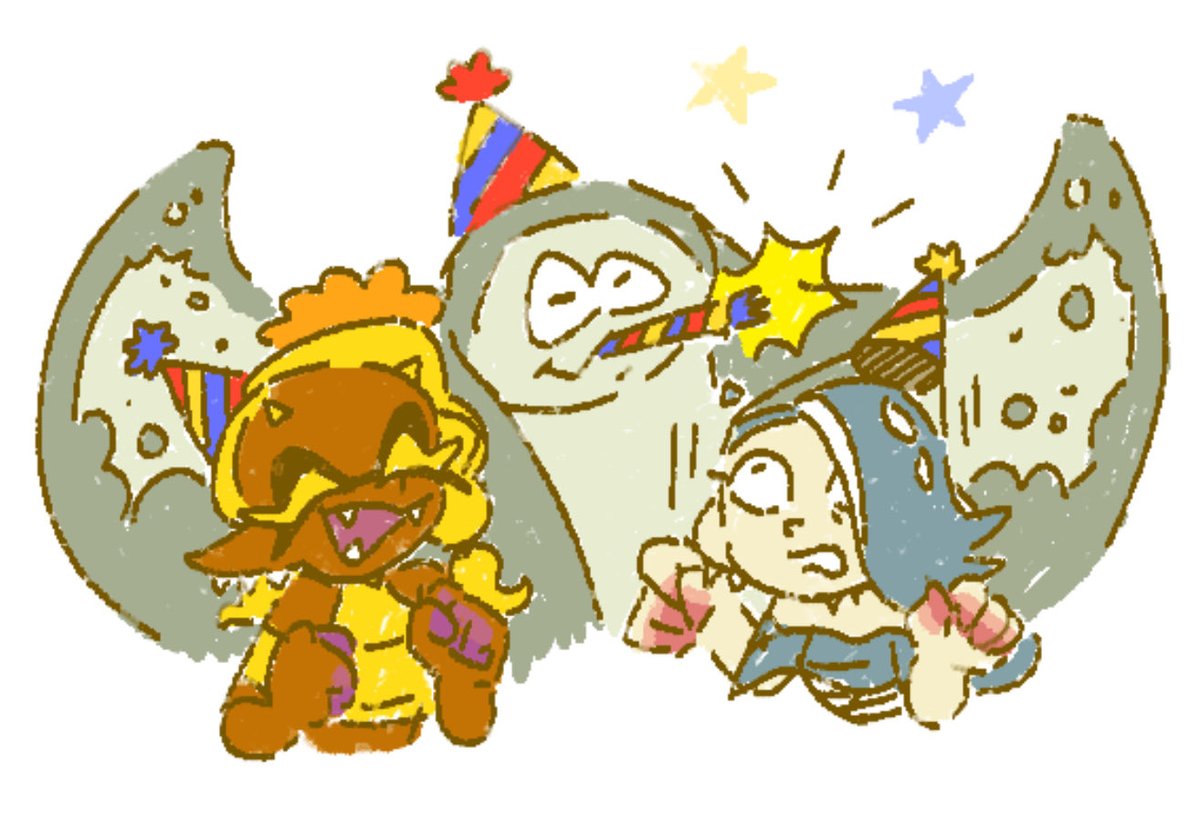 SquiddoYoMama's tweet image. Something fun I made for Splatoon 3’s 3rd Anniversary 💙💛❤️
#splatoon