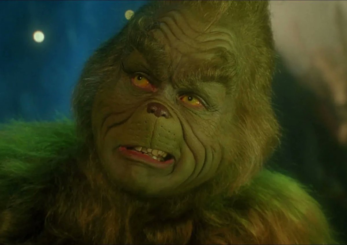 I think I can do a good Grinch impression