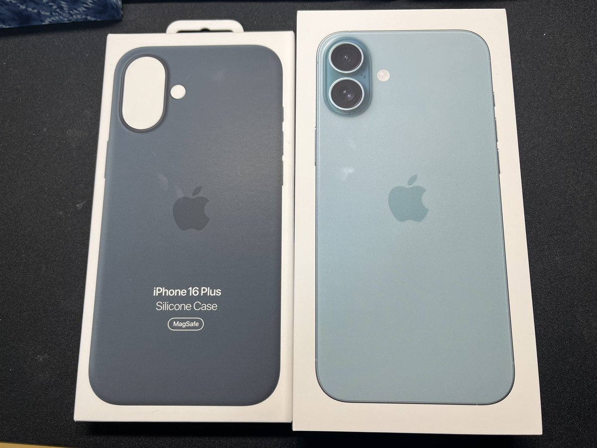 ミドリのiPhone 16 Plus さっそくApple Storeにて受け取ってきた