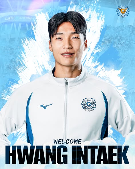 OFFICIAL | Daegu FC have announced the signing of defender Hwang In-taek from Suwon FC. #KLeague
