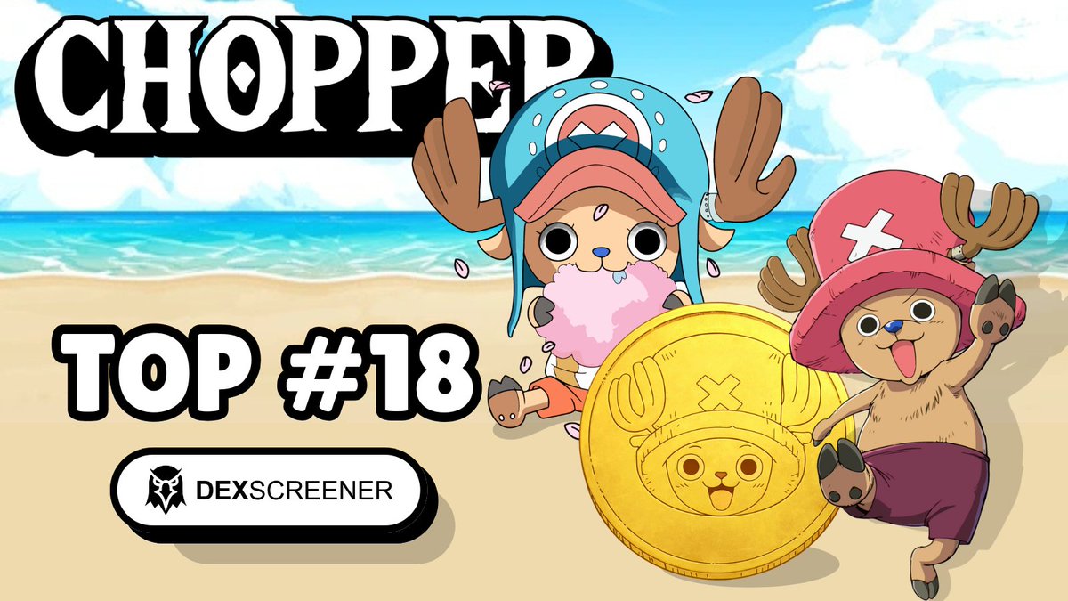 🩺 Status Report
🦌 $CHOPPER reached Top #18
Pulse strong.
Treatment working 📈🔥
dexscreener.com/solana/AcVtWc8…