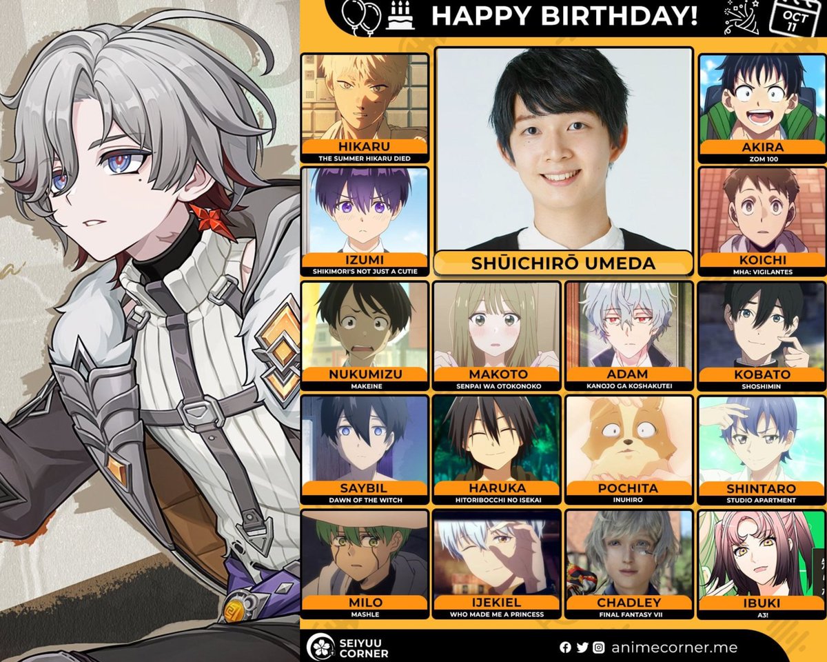 GenshinUniverse's tweet image. Illuga JP VA: Shūichirō Umeda

#GenshinImpact