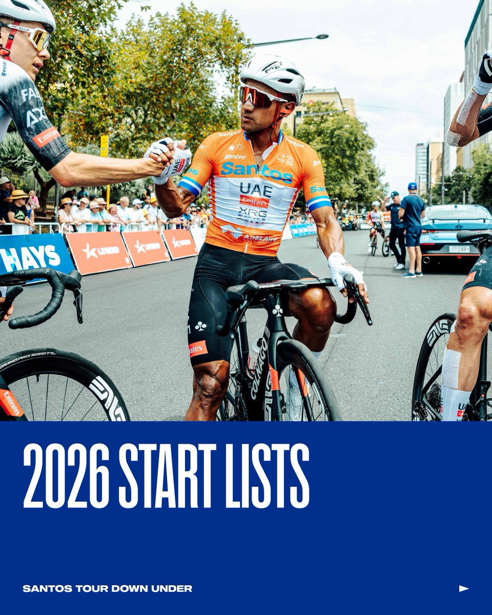Santos Tour Down Under 🚴🚴‍♀️ tweet media