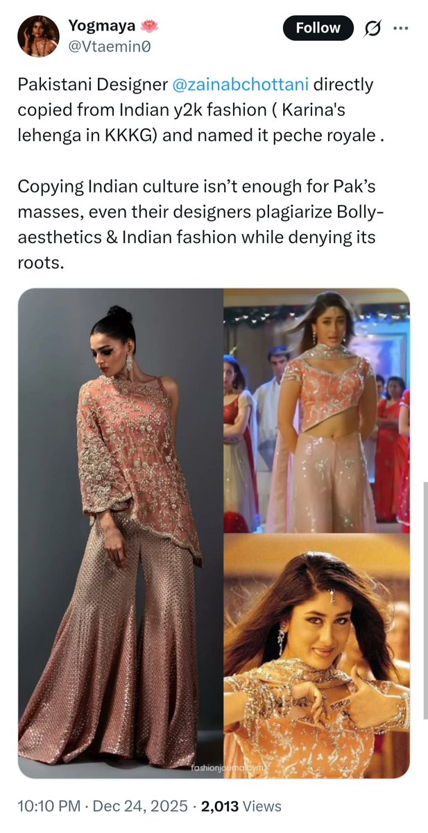 Indian_Visuals's tweet photo. Before fast fashion, before trends- 
India was already experimenting with gold, metal, and textiles in the Indus Valley era.
Your culture survives by stealing Indian aesthetics- from Bollywood, Punjabi weddings, and Indian sarees.
@BoriatN https://t.co/gMWnIGyYdy