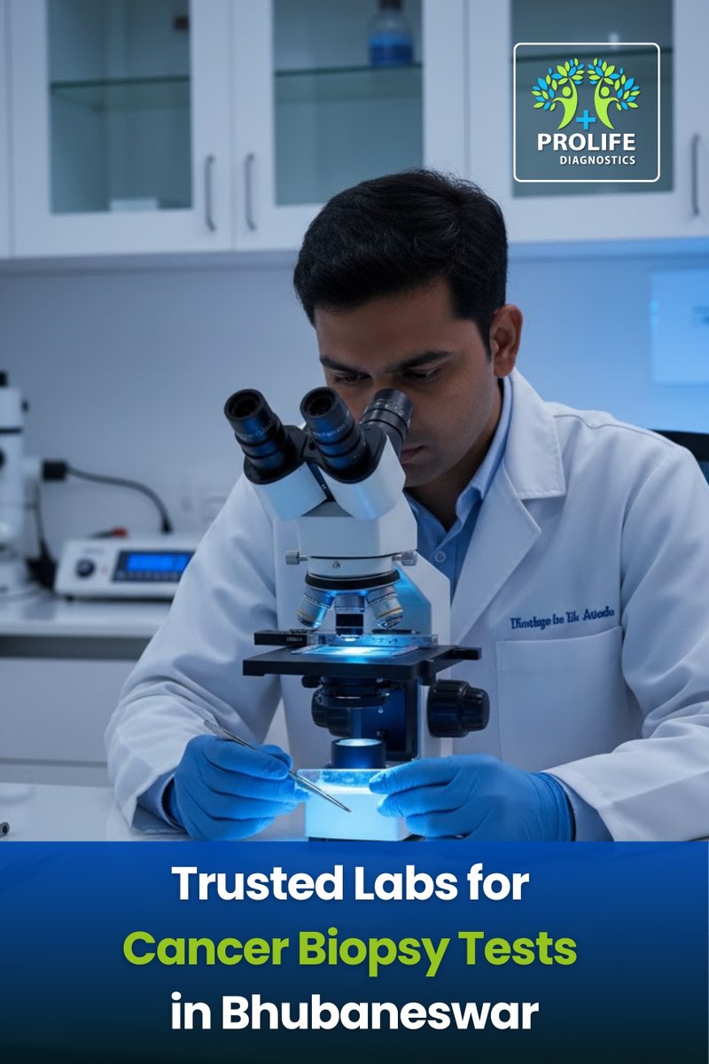 ProlifeBBSR's tweet photo. Choose confidence over guesswork. Check out the most trusted labs in #Bhubaneswar for #cancerbiopsy testing. Learn more:
🌐https://t.co/1AohCnSMNq
#ProlifeDiagnostics #EarlyDetection #CancerAwareness #CancerTesting #BiopsyTest #CancerCare #CancerScreening #DiagnosticTesting https://t.co/Lj98tVSzWy