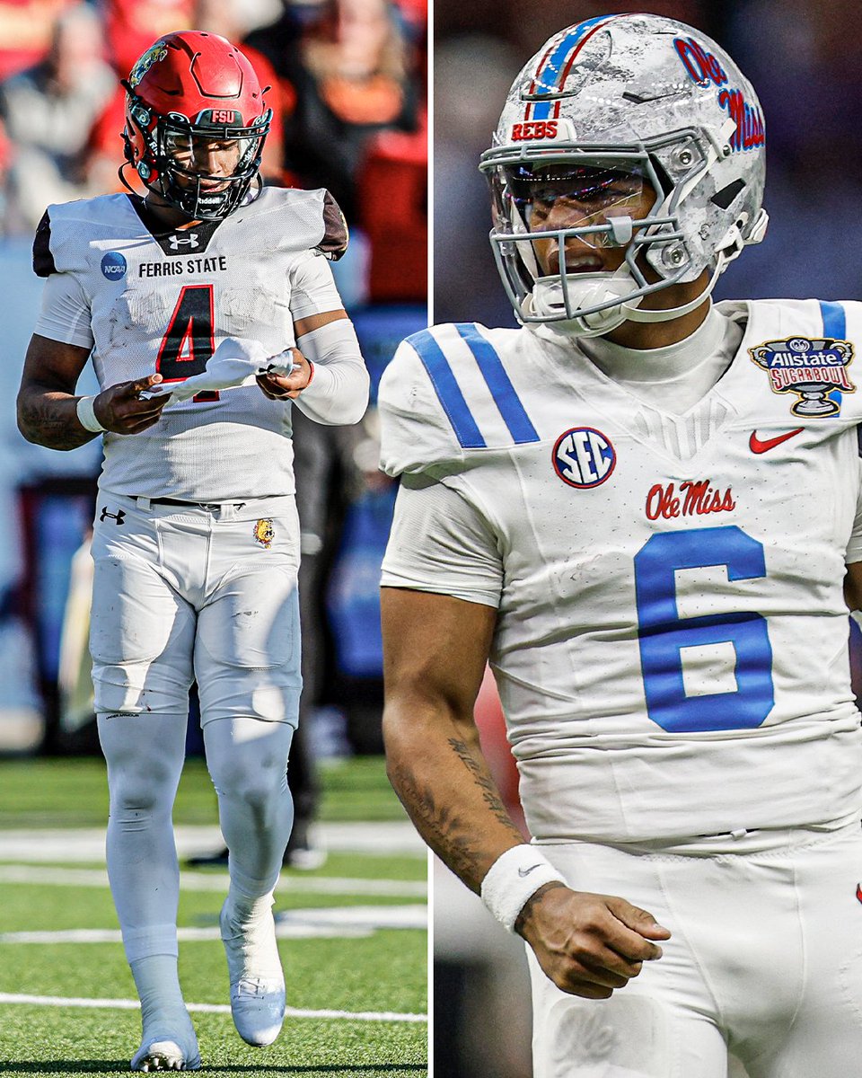 After receiving zero D-I scholarship offers, Trinidad Chambliss played at D-II Ferris State, wher...