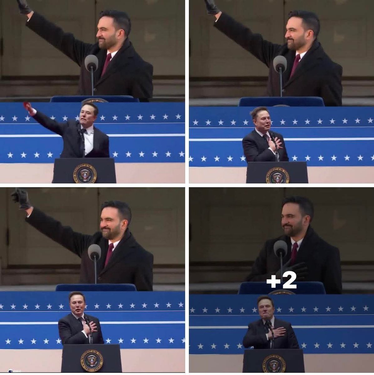 VinceSheetz's tweet photo. No uproar about the Nazi saluting at Mandami's crowning today, odd... https://t.co/PoGe7QhFyn