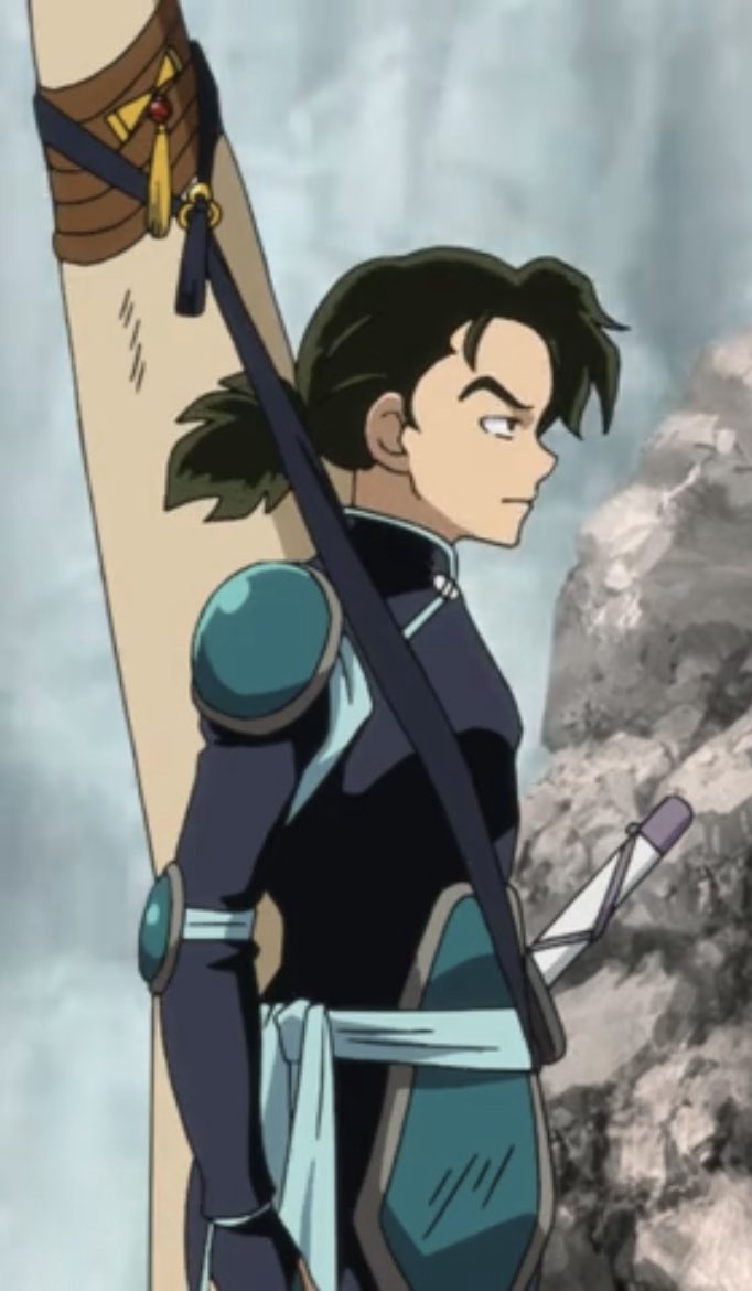 Hisui was busy writing a message then seeing this boar guy appear through the window he was not amused to see

"Not you again…"