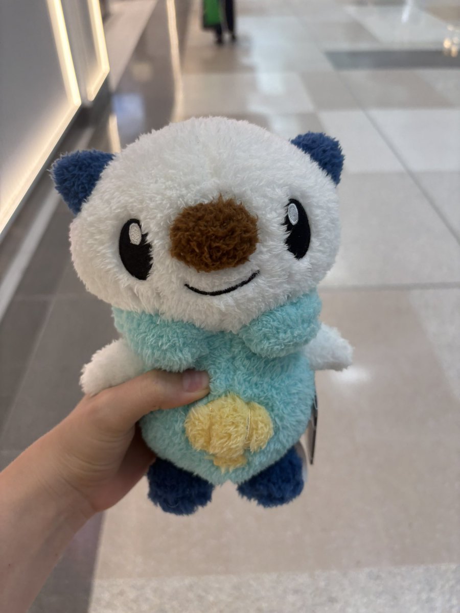 I found the new Oshawott plush !!!