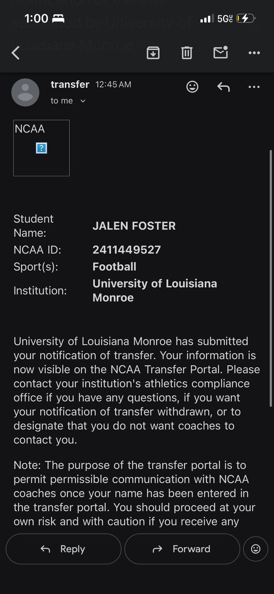 Jalen Foster tweet media