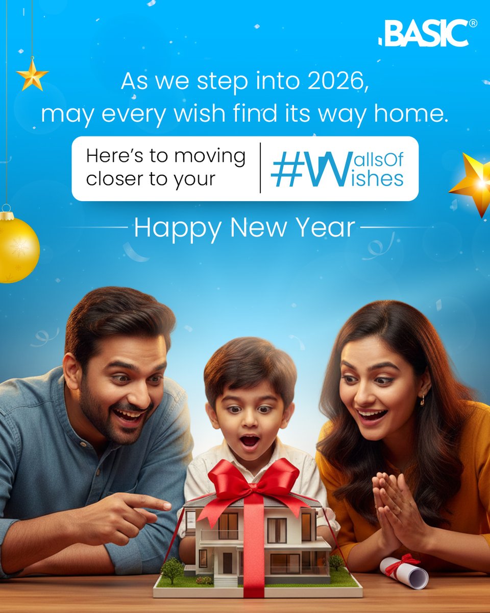 Because some new year wishes ask for a place to stay.

#WallsOfWishes #HappyNewYear #2026 #Home #BASICHomeLoan

[Walls Of Wishes, Happy New Year, 2026, Home, BASIC Home Loan]